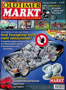 Deckblatt Oldtimer Markt (10/2010)